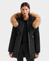 RUDSAK MODA Down Puffer With Faux Fur Womens Apparel